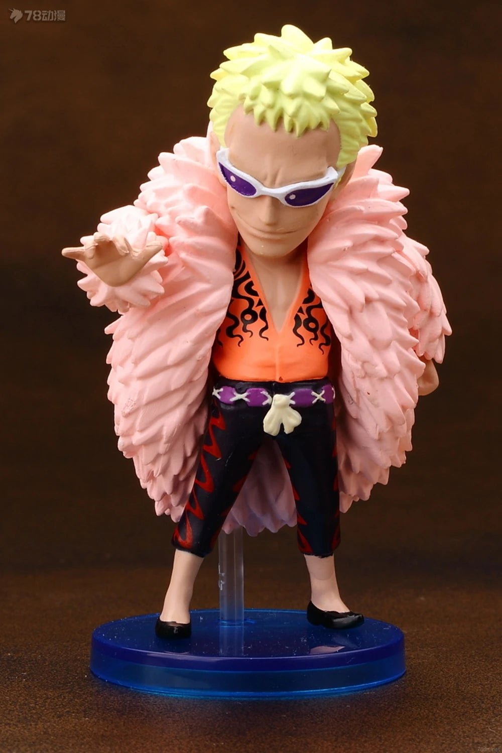 8Pcs Anime One Piece Oka Shichibukai Figur Donquixote Doflamingo Marshall D