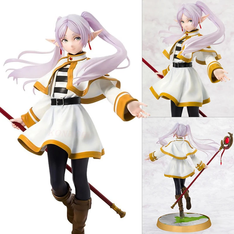 21 cm große Frieren: Beyond Journey's End Frieren Anime-Figur – PVC-Actionfigur und Sammlerpuppe