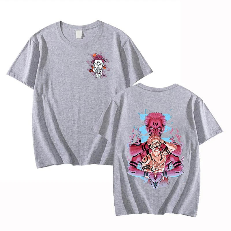 Cool Ryomen Sukuna Retro Anime T-Shirt