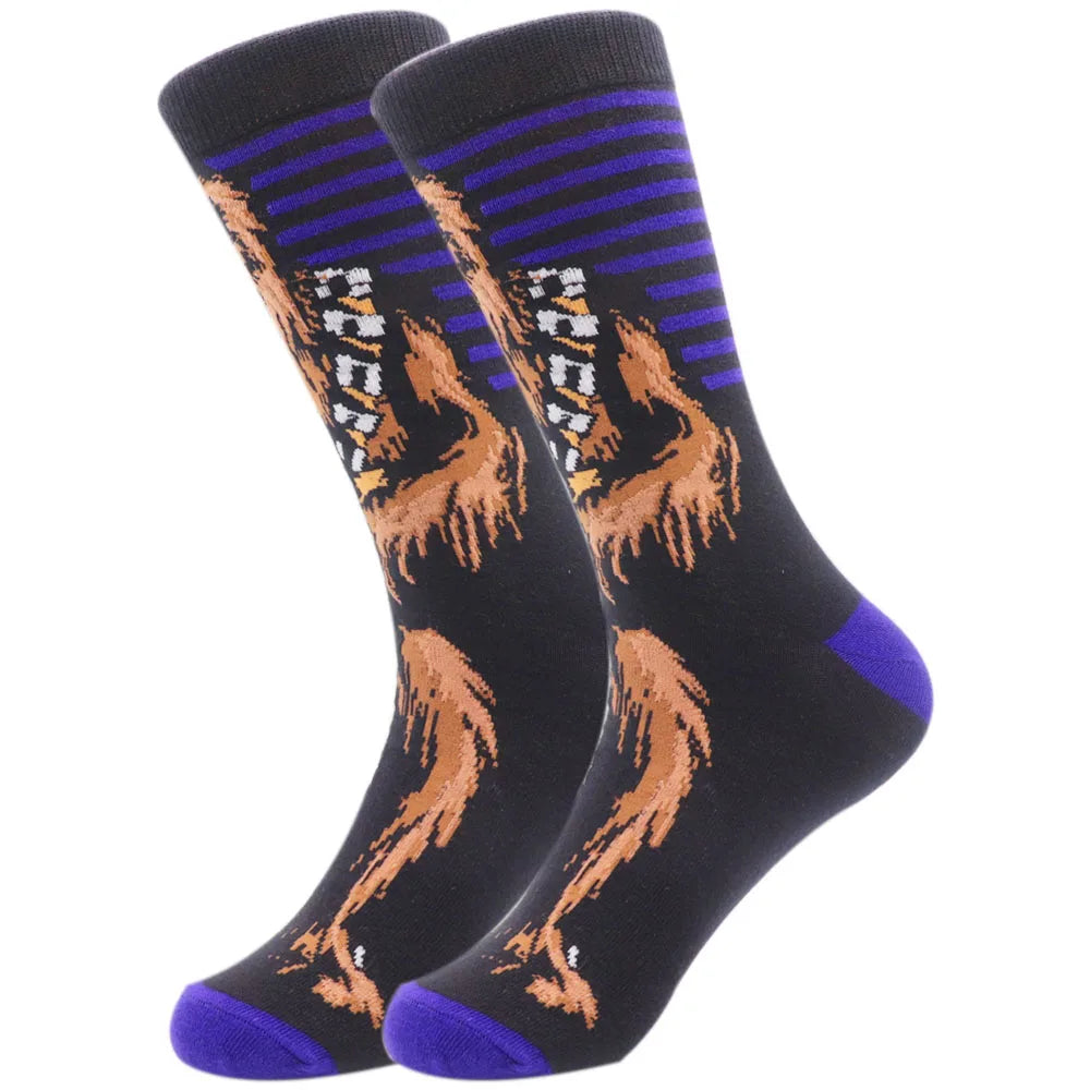 Star Wars Cosplay Socken – Lustige Yoda, R2-D2, Wookiee & Jedi Designs