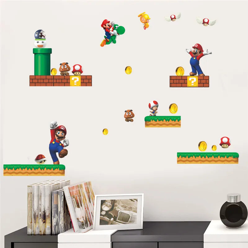 3D Cartoon game wall sticker wall decoration