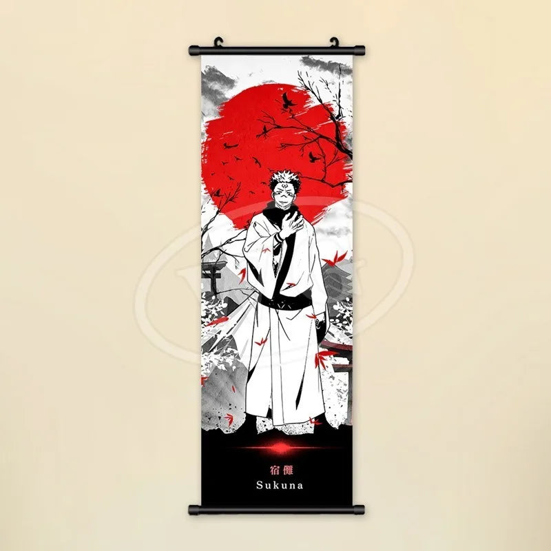 Anime J-Jujutsu Kaisen Character Gojo Satoru Room Home Decoration Painting Decor