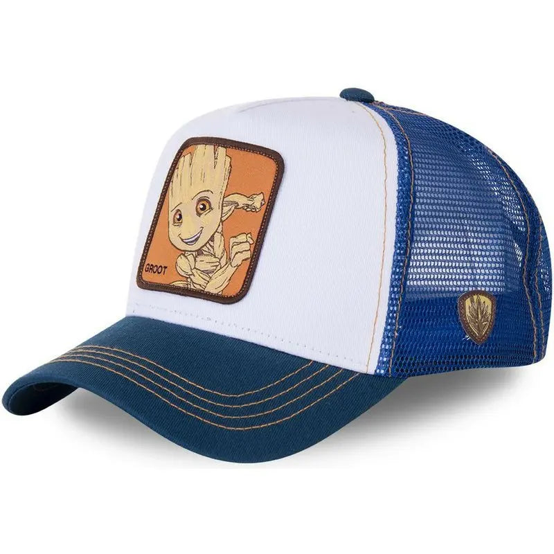 Casquette de baseball Disney Star Wars - The Avengers Groot - Chapeau à visière d'été réglable pour femme et unisexe