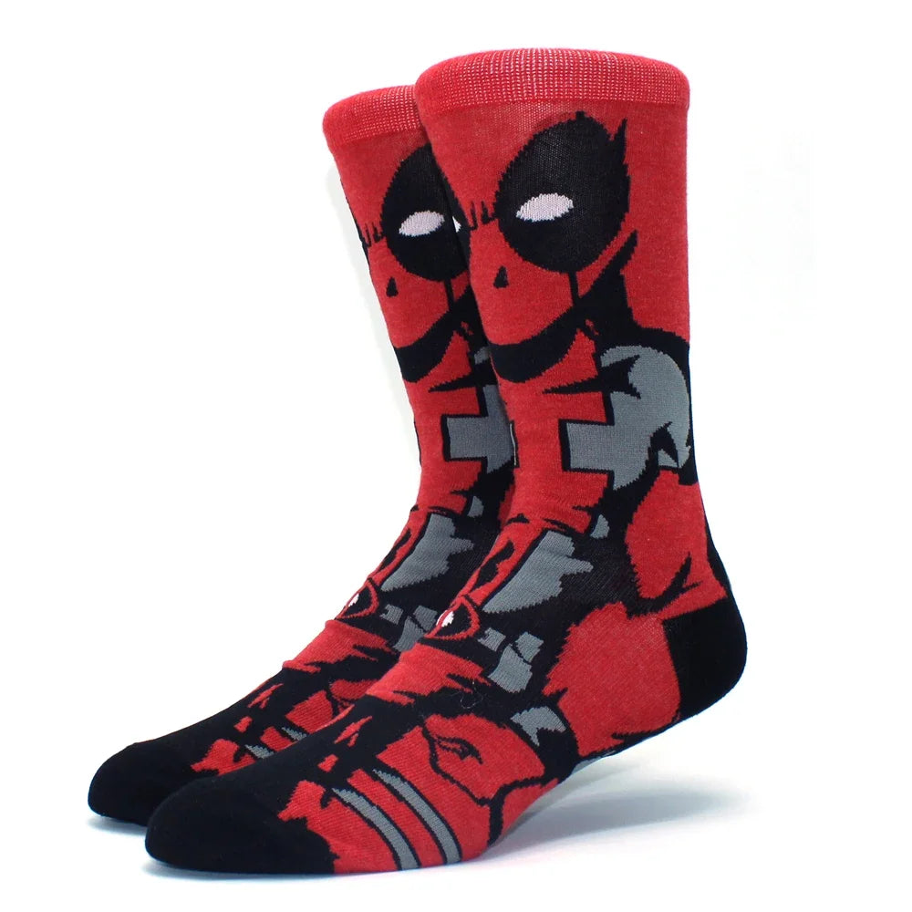Modische Anime-Socken – Lustiger Hip-Hop-Stil mit hochwertigen Cartoon-Mustern