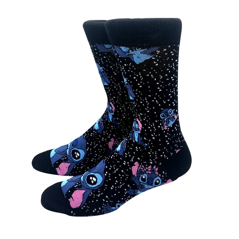 Neue Marvel Anime-Filmsocken – Lange Cosplay-Wadensocken aus Baumwolle für Männer und Frauen, Hip-Hop-Stil