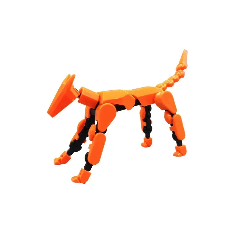 DIY leuchtender T13 Shapeshift-Roboter und Hund – 3D-gedruckte bewegliche Actionfiguren