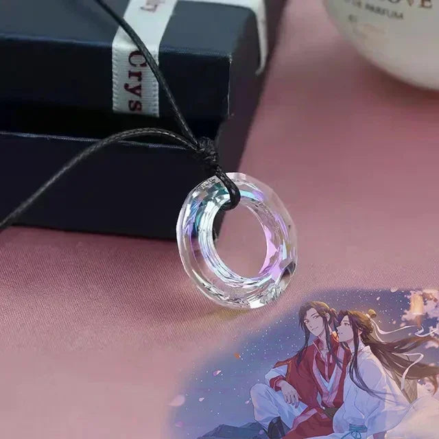 Mo Dao Zu Shi Halskette – Wei Wuxian & Lan Wangji Kreuzflötenanhänger, Anime Cosplay Halsbandschmuck