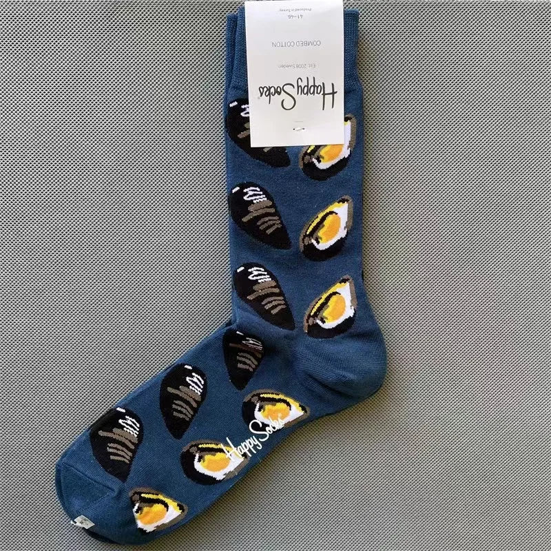 Diamond Check Happy Socks für Herren – Geometrische Sportsocken aus Baumwolle (Größe 41–46)