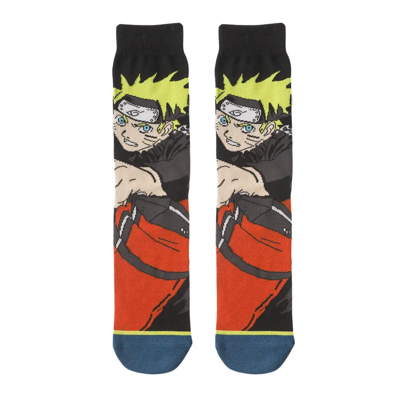 Socken mit Anime-Cartoon-Charakteren für Herren – Cosplay-Skateboard-Stil