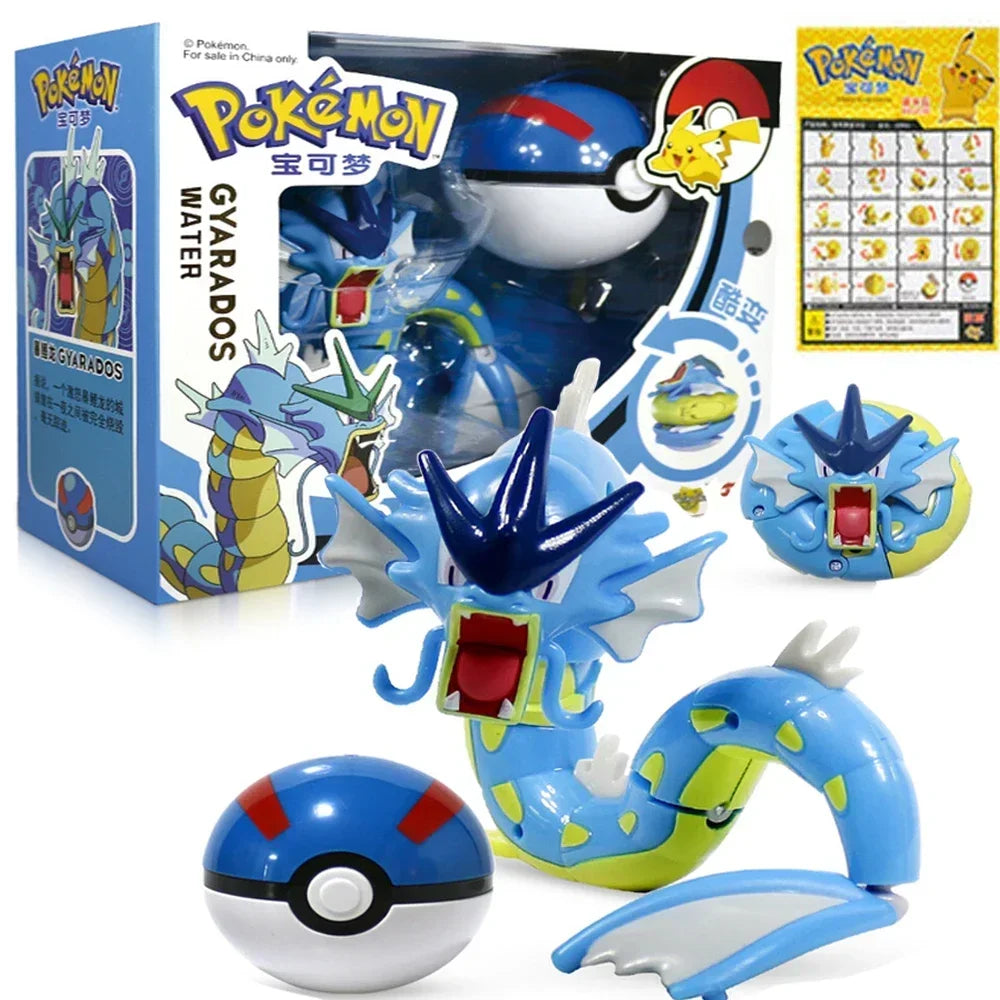 Pokemon Ball Variante Spielzeug Modell Pikachu Jenny Schildkröte Tasche Monster Action Figur Spielzeug