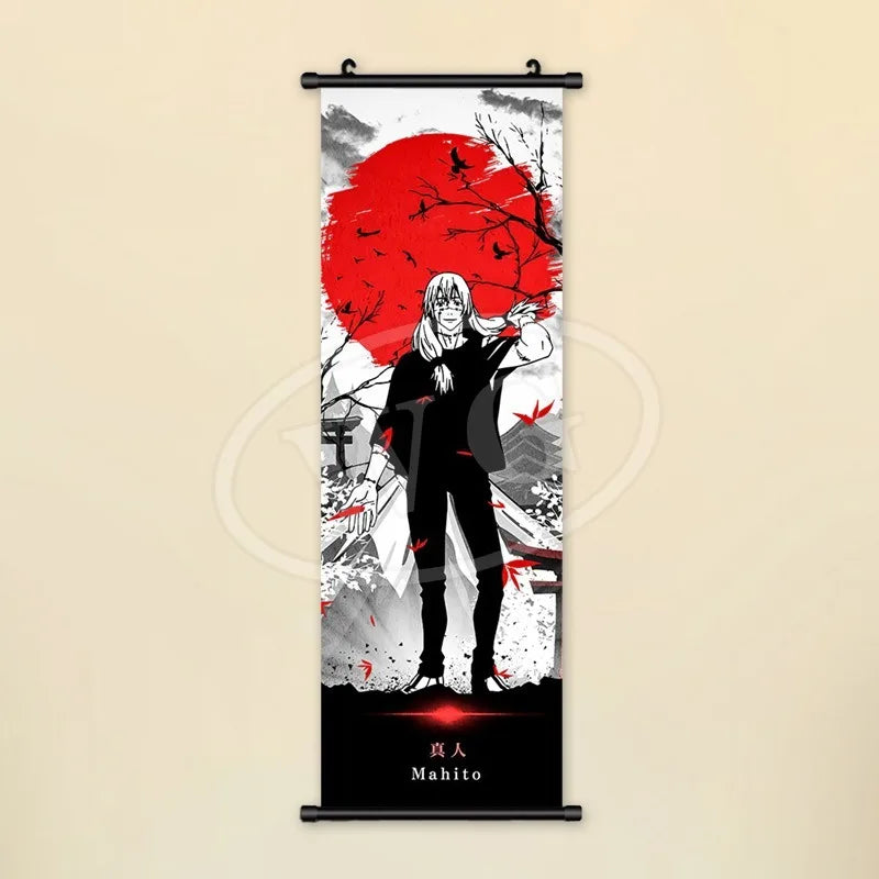 Anime J-Jujutsu Kaisen Character Gojo Satoru Room Home Decoration Painting Decor