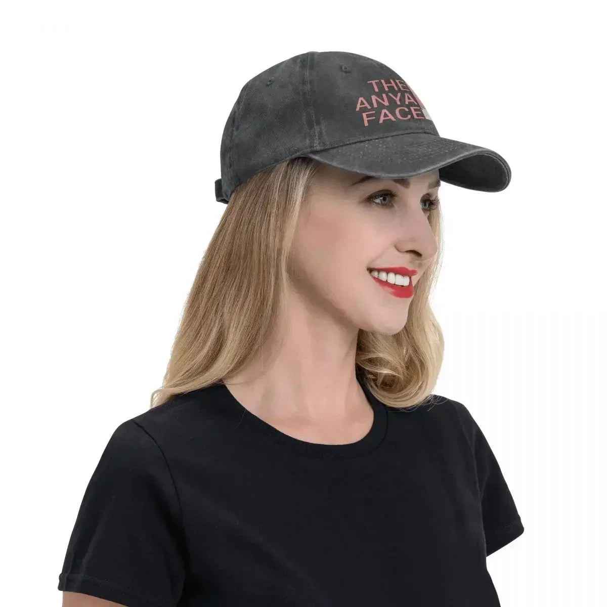 Spy x Family Anime Mehrfarbige Mütze – Anya Forger Face Baseball Cap für Männer und Frauen
