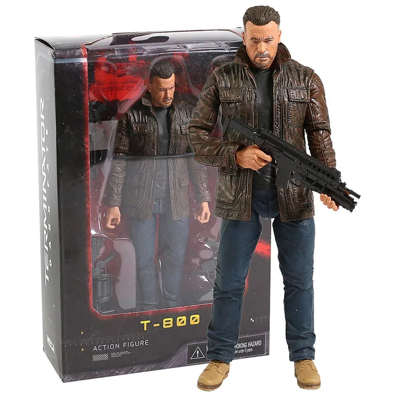 NECA Terminator 2 Arnold Schwarzenegger PVC Actionfigur Sammlermodell Spielzeug 7" 18cm