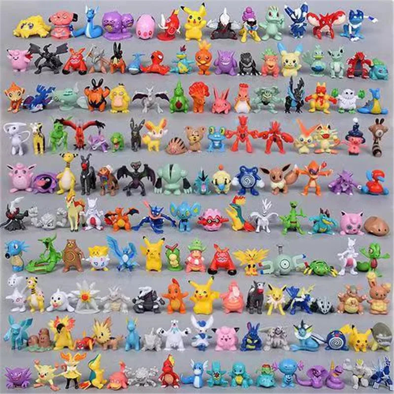 1-144 PCS Pokémon Gift Box – Christmas Action Figure Set with Genuine Pikachu & More Toys for Kids