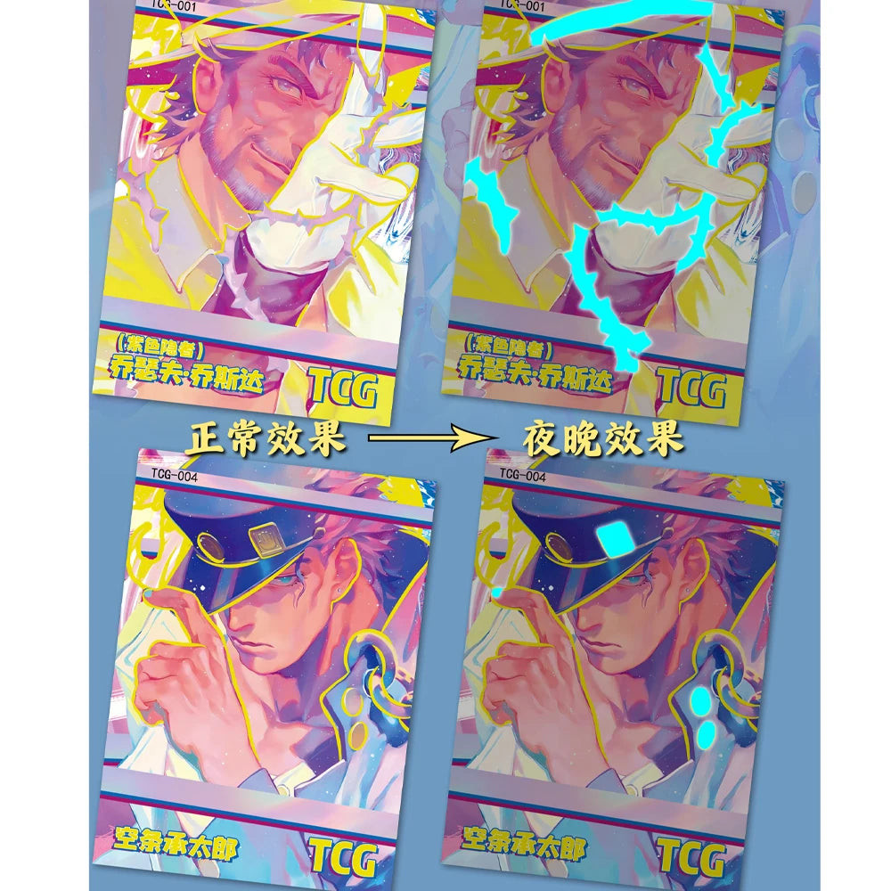 JoJo's Bizarre Adventure Rare Character Cards - Anime Collectibles & Hobby Game Set