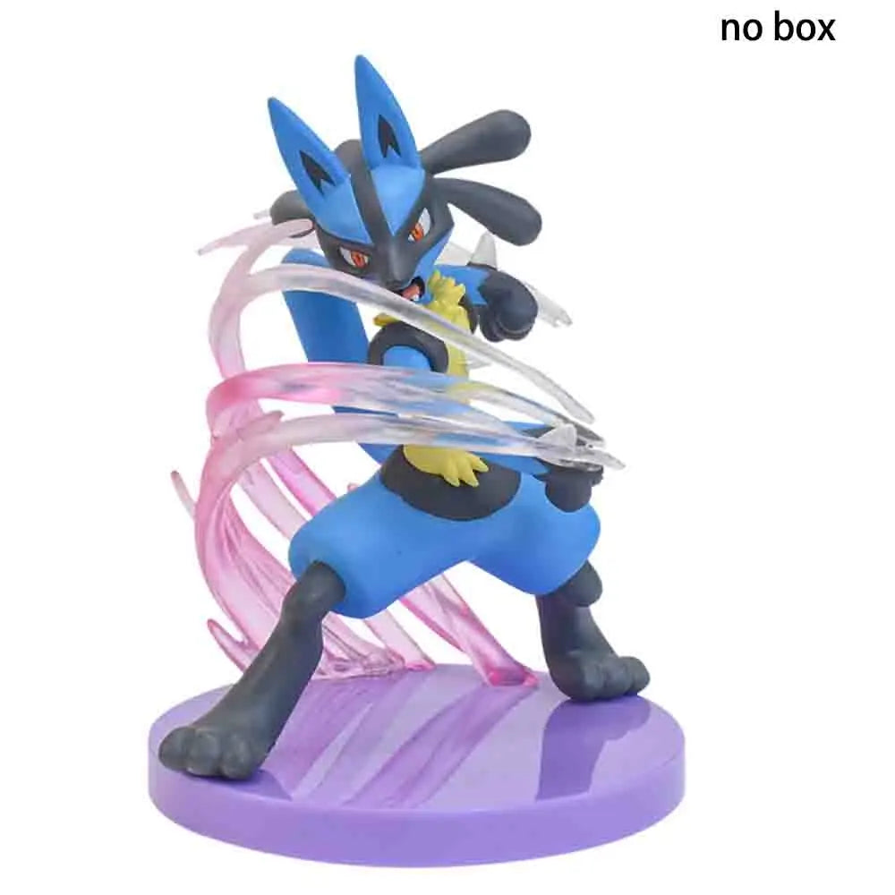 13cm Riolu Lucario Pokemon Action Modell Anime PVC Figur Statue Spielzeug mit Basis Dekoration