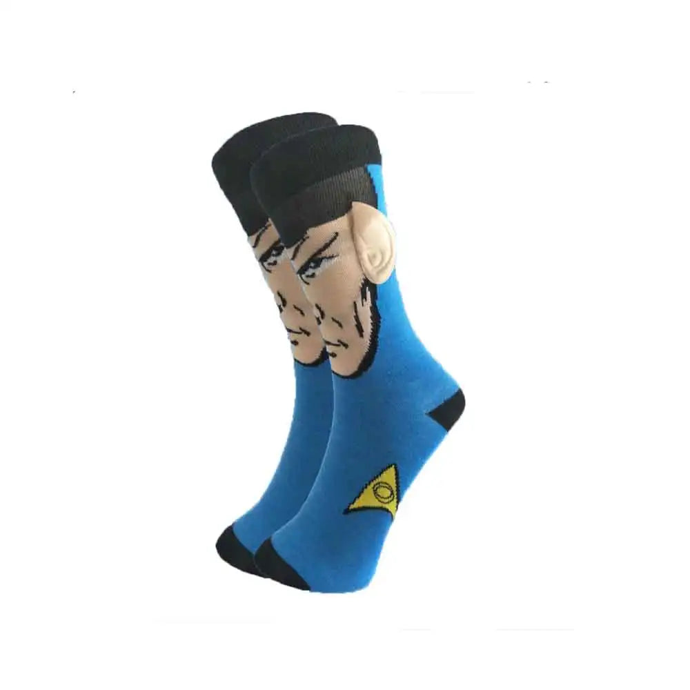 Cartoon-Langsocken – Fröhliche Anime-Crew-Socken mit coolen Street-Fashion-Designs