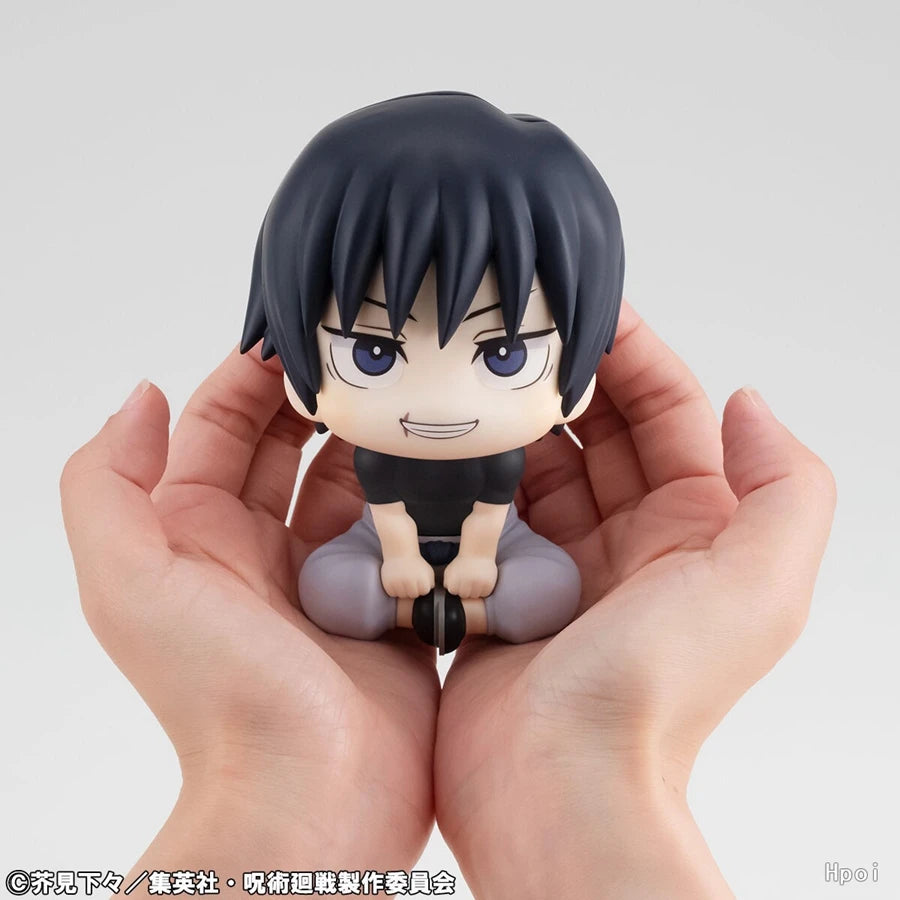 10 cm große Jujutsu Kaisen Look Up Q-Version-Figuren – Gojo, Geto, Toji und Yuta