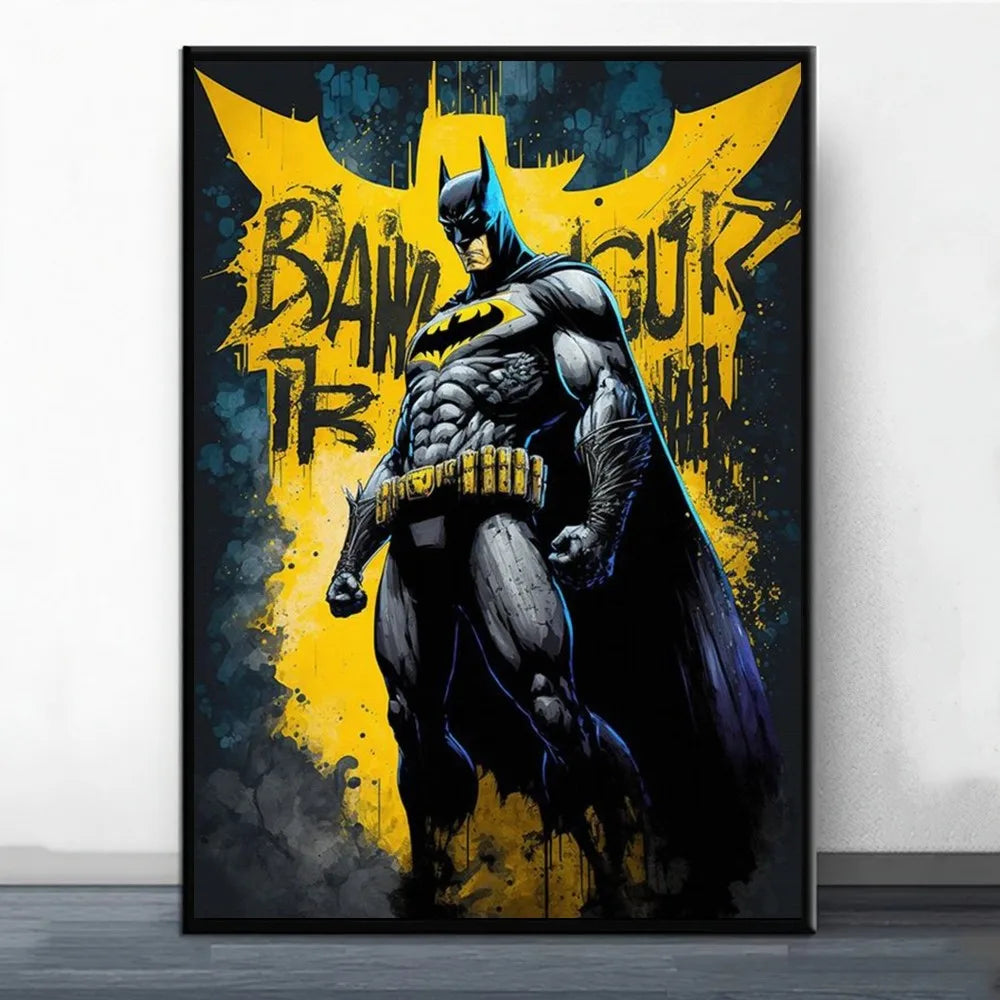Beast Kingdom Batman Poster Painting Wall Pictures Decor Sticker