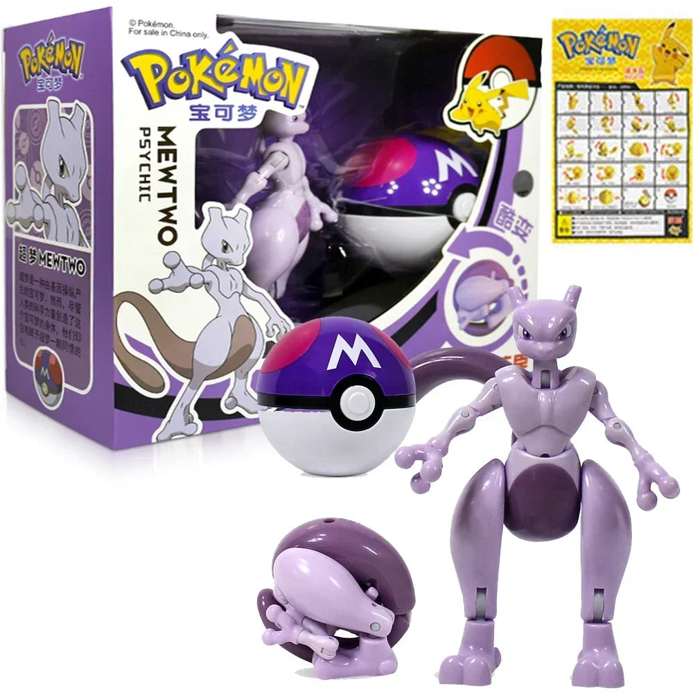 Pokemon Ball Variante Spielzeug Modell Pikachu Jenny Schildkröte Tasche Monster Action Figur Spielzeug