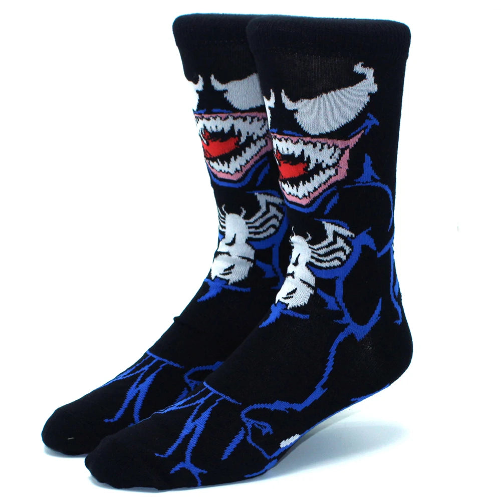 1 Pair New Anime Movie Socks – Cotton Crew, Role-Playing Calf Socks