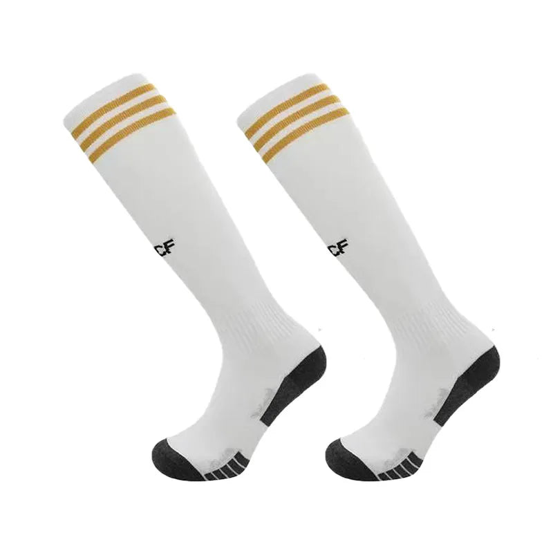 Europäische Fußball-Clubsocken für die Saison 23–24 – Kniehohe Sportsocken für Kinder und Erwachsene