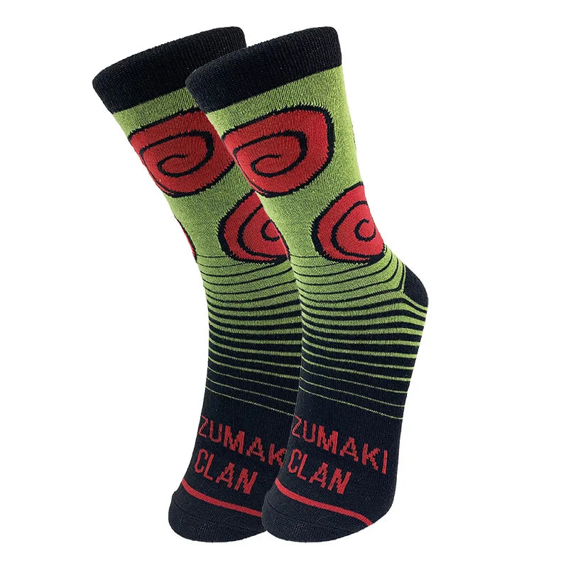 Socken mit Anime-Cartoon-Charakteren für Herren – Cosplay-Skateboard-Stil