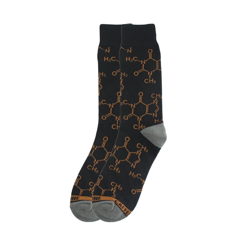 Stylische Baumwollsocken farbige Rollschuhsocken Haifischgeometrie