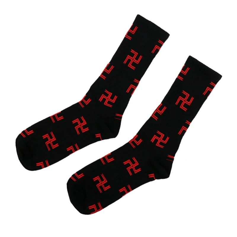 Socken mit Anime-Aufdruck „Tokyo Swastika“