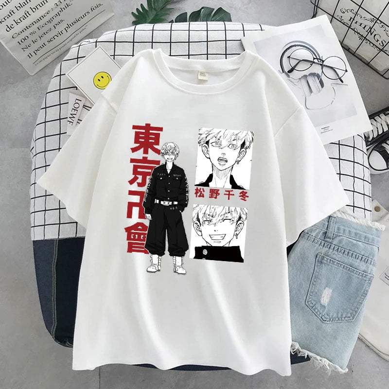 okyo Revengers Chifuyu Matsuno T-shirt graphique pour femmes