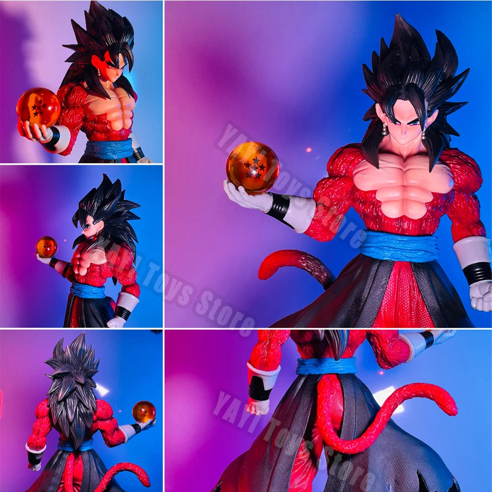 29 cm große Dragon Ball Gogeta SSJ4-Figur – Super-Saiyajin 4, Goku & Vegeta-Modell