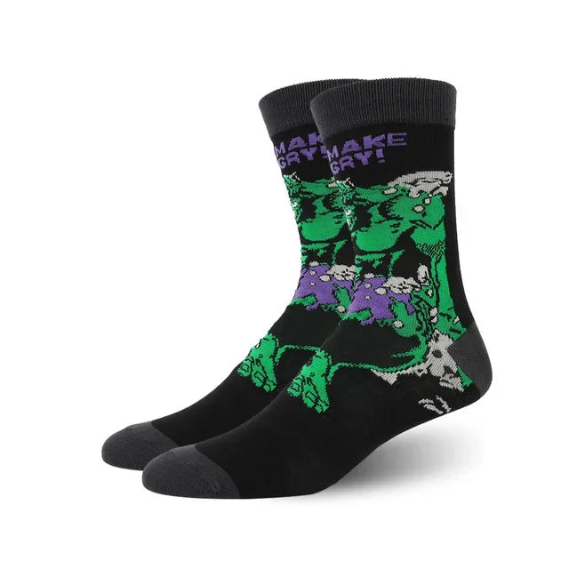 Modische Anime-Socken – Lustiger Hip-Hop-Stil mit hochwertigen Cartoon-Mustern