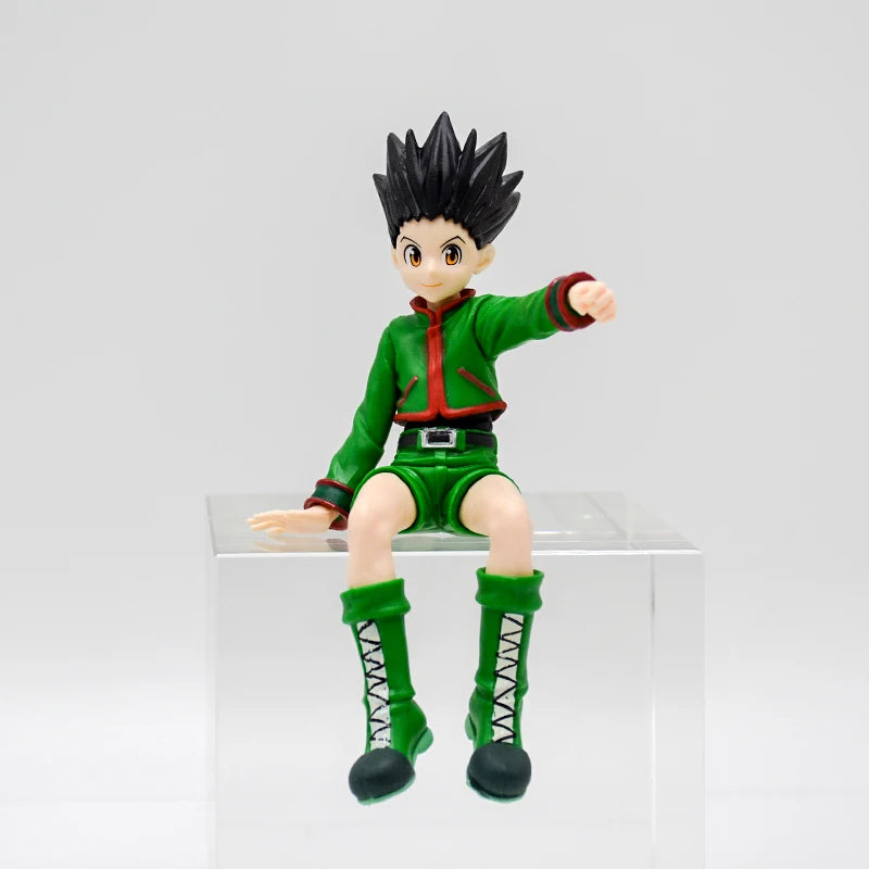 13 cm Hunter x Hunter Gon Freecss & Killua Zoldyck Noodle Stopper Actionfiguren – Sammlerstück aus PVC, Modellpuppenspielzeug