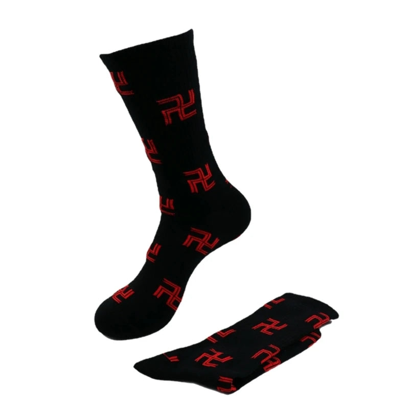 Socken mit Anime-Aufdruck „Tokyo Swastika“