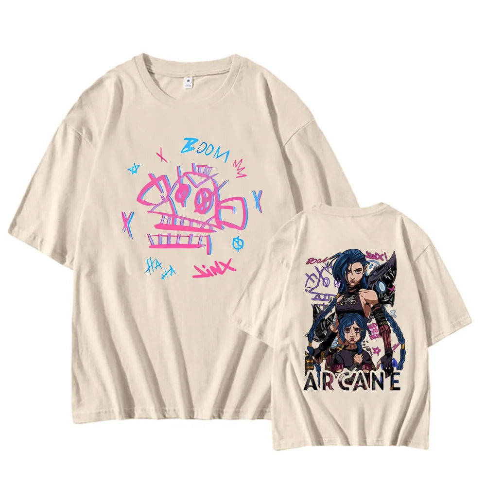 Jinx Arcane Cotton T-Shirt for Women & Men