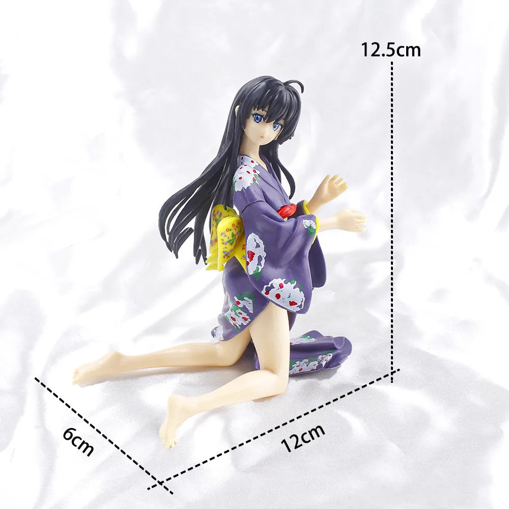 "24cm Yosuga no Sora PVC Anime Figure - Cute White Suspender Skirt | Ideal Gift for Girls"