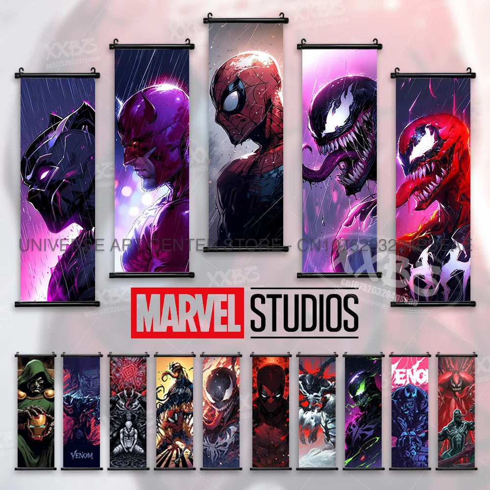 Marvel The Avengers Wall Art Venom Hanging Painting Spider Man