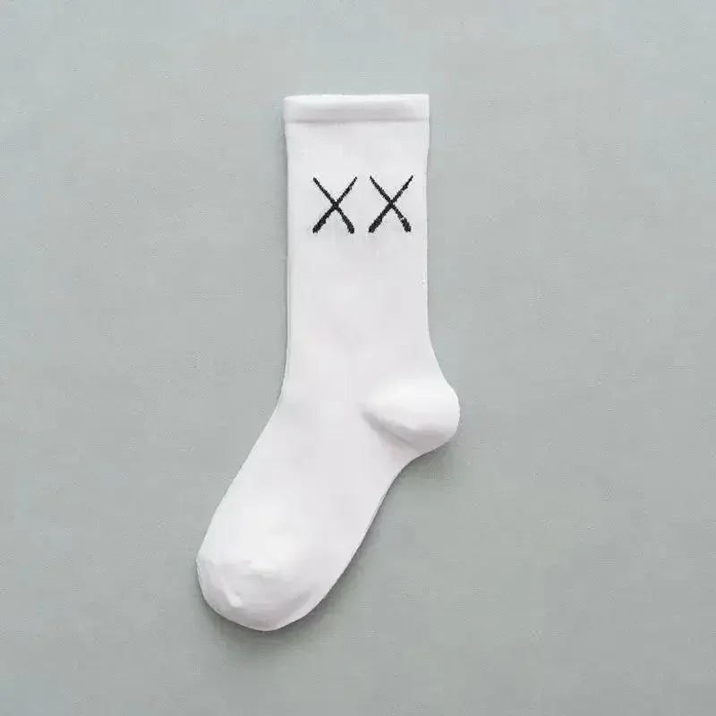 Anime Devil Grimace Socken – Baumwolle Harajuku Graffiti Langer Hip-Hop-Stil