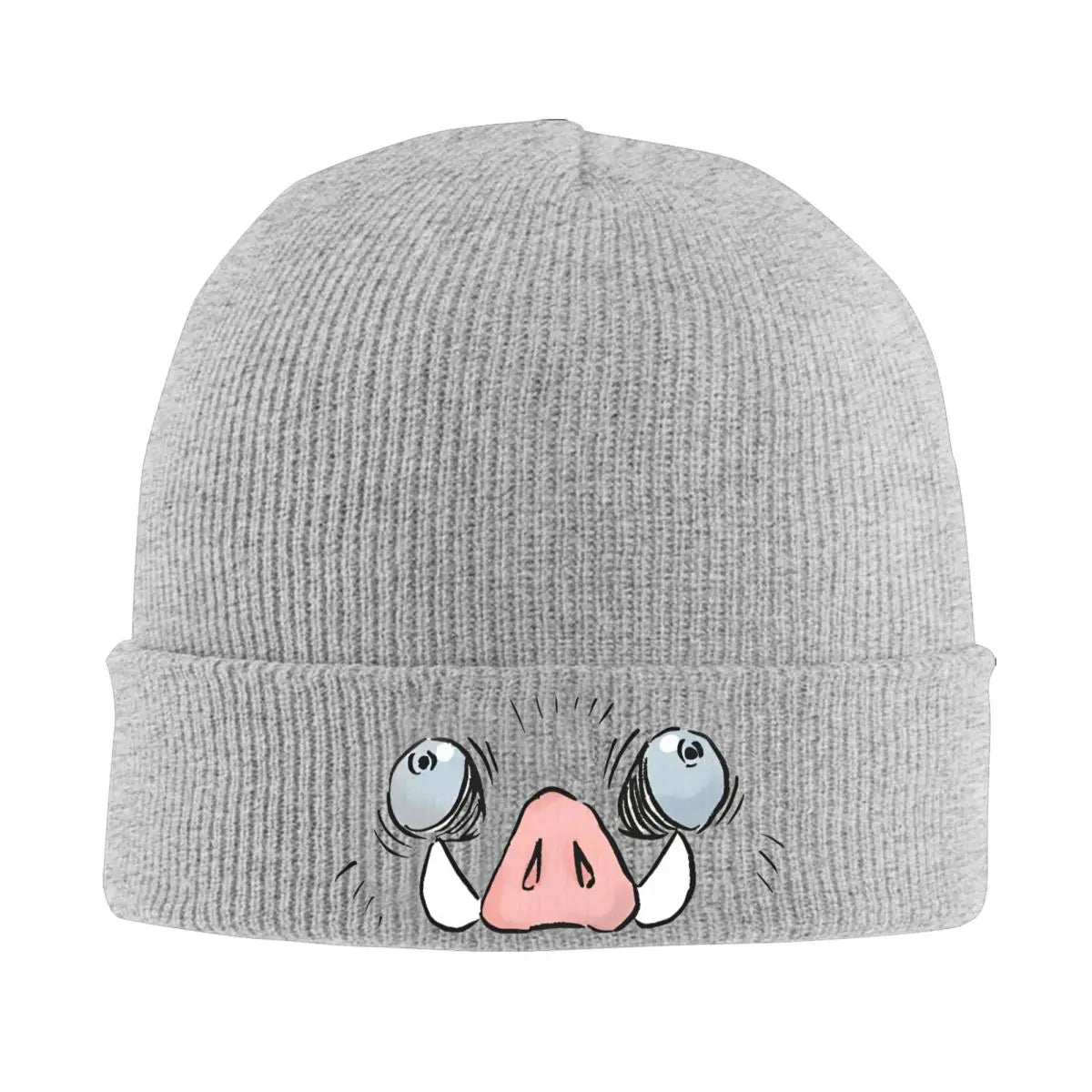 Bonnet tricoté Demon Slayer Inosuke Anime - Casquette unisexe tendance automne/hiver chaude pour hommes et femmes