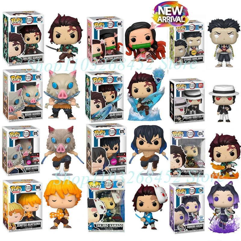 NOUVELLE arrivée Funko POP jouets tueur de démons Tanjiro figurines d'action Collection modèle jouet