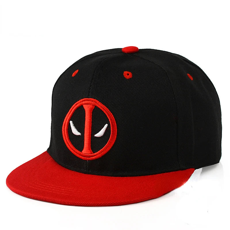 Anime-Baseballkappe für Herren – Baumwollmütze mit flacher Krempe | Atmungsaktiver Hip-Hop-Stil