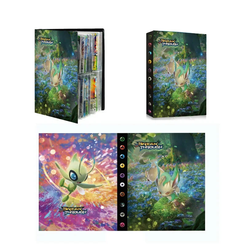 Karte Album Charizard 240/432Pcs Buch Karte Brief Eevee Halter Binder Anime Karten Protector Notebook