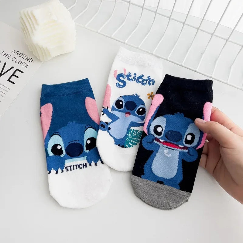 Cartoon Disney Stitch Socken – Kawaii Baumwoll-Söckchen
