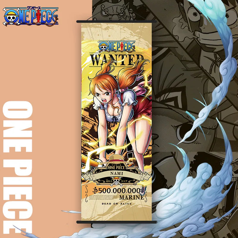 Bandai One Piece Poster Wallpaper Decoration Scroll Poster 25*70cm