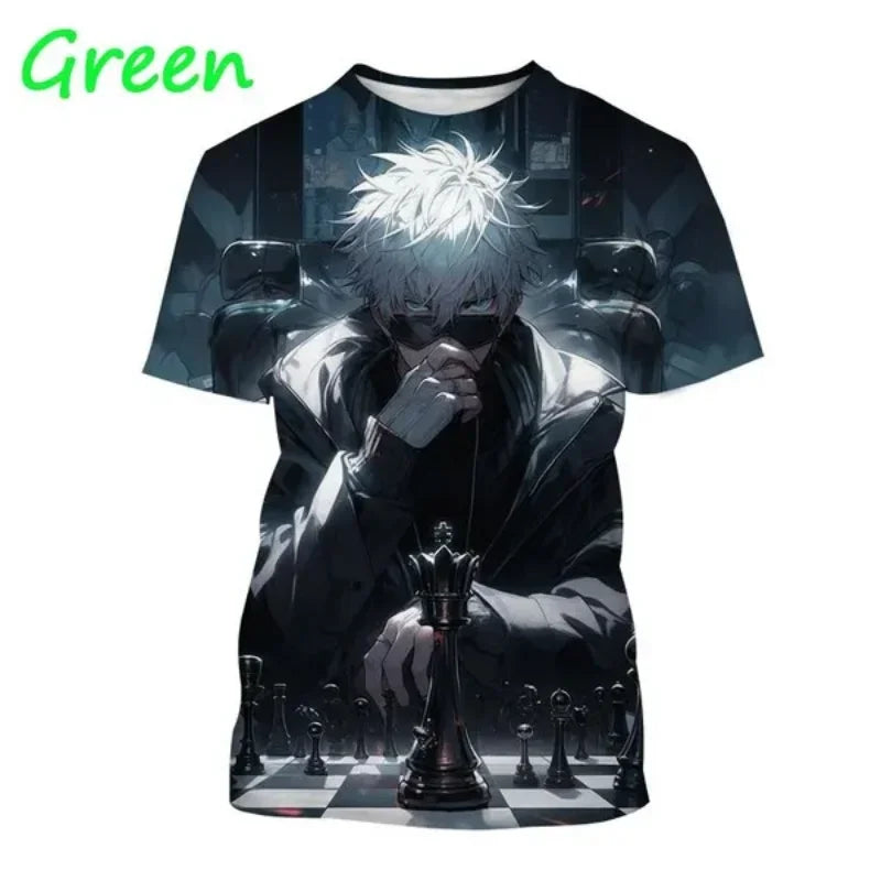 T-shirt Gojo et Yuji de style Harajuku