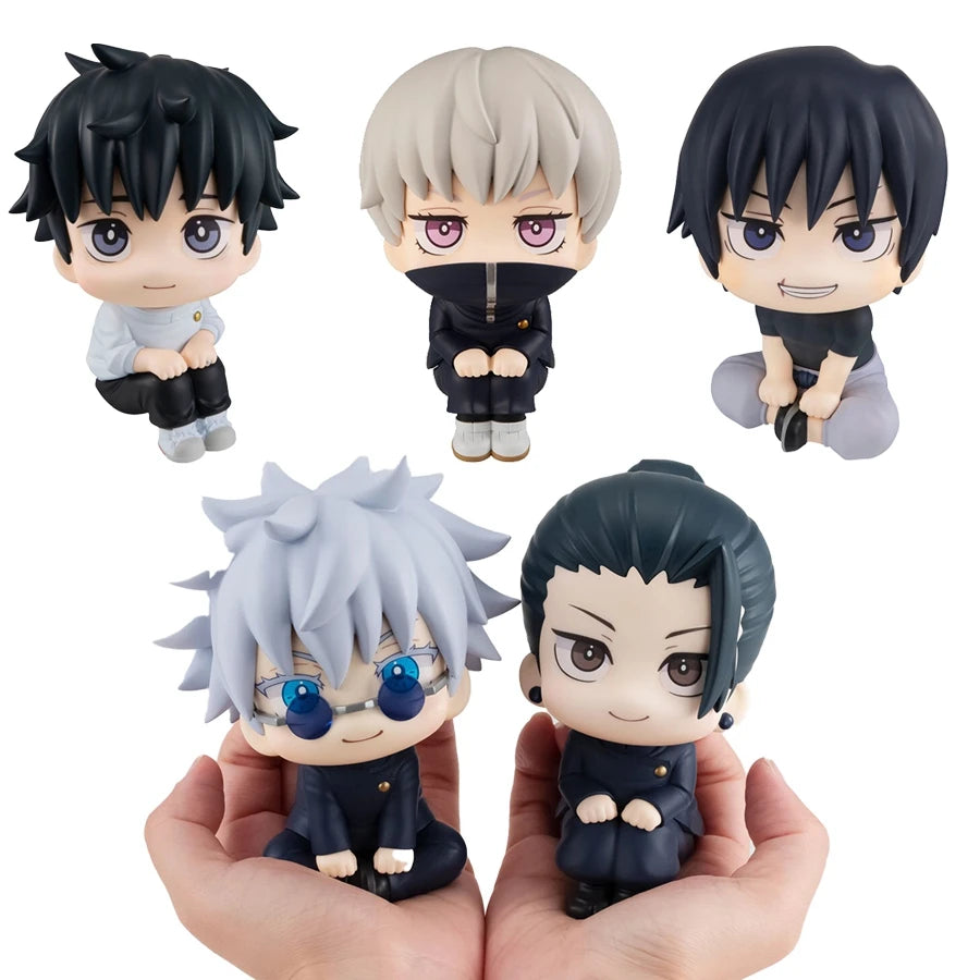 10 cm große Jujutsu Kaisen Look Up Q-Version-Figuren – Gojo, Geto, Toji und Yuta