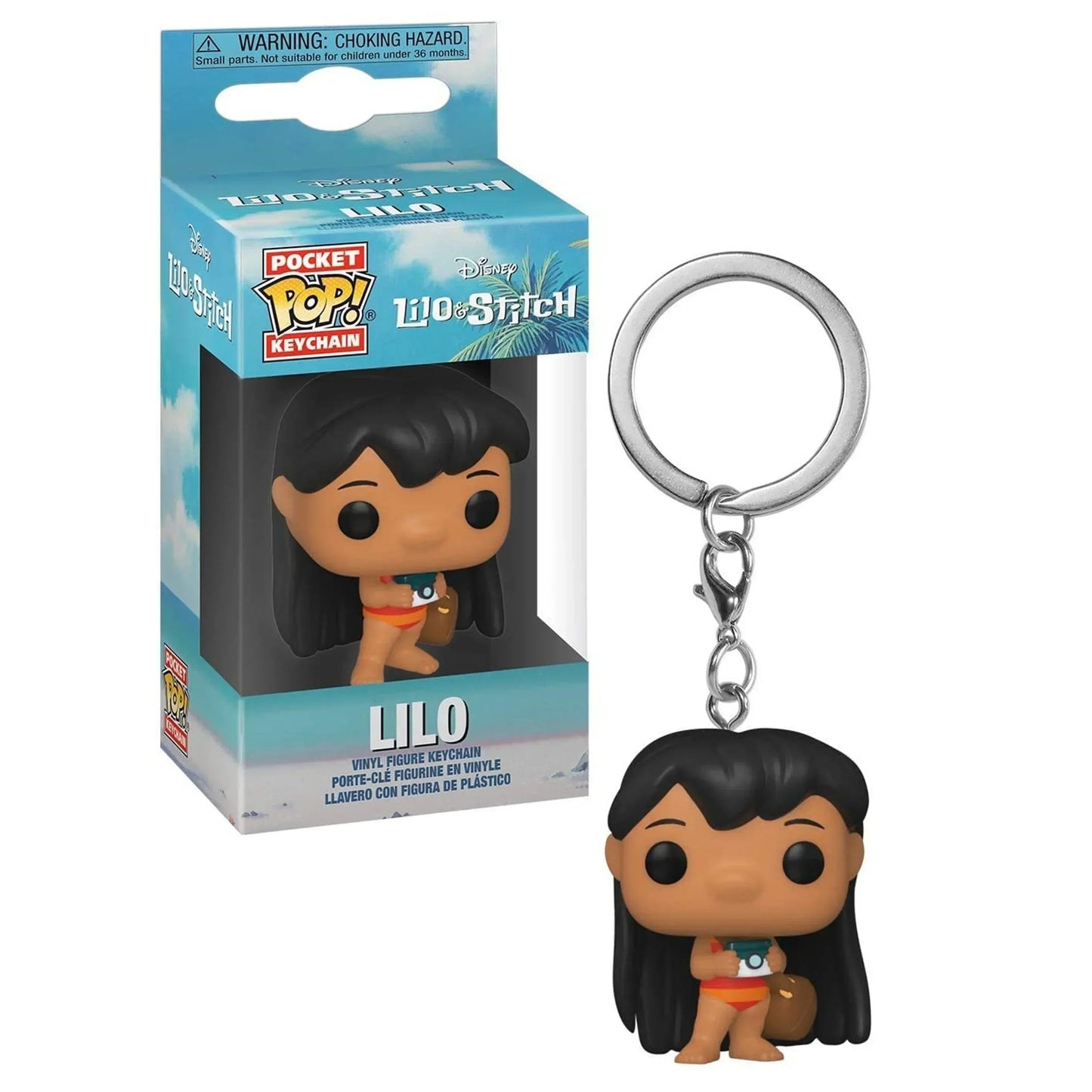 FUNKO POP Disney HULA STITCH Schlüsselanhänger Spielzeug TIKI STITCH LILO SCRUMP Schlüsselanhänger Spielzeug