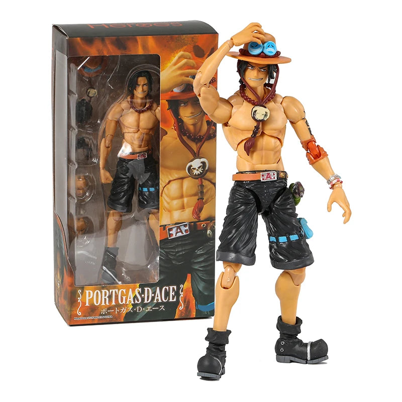 Lot de 8 figurines Shichibukai One Piece – Donquixote Doflamingo, Marshall D. Teach, Dracule Mihawk et Bartholomew - Modèle de jouet à offrir