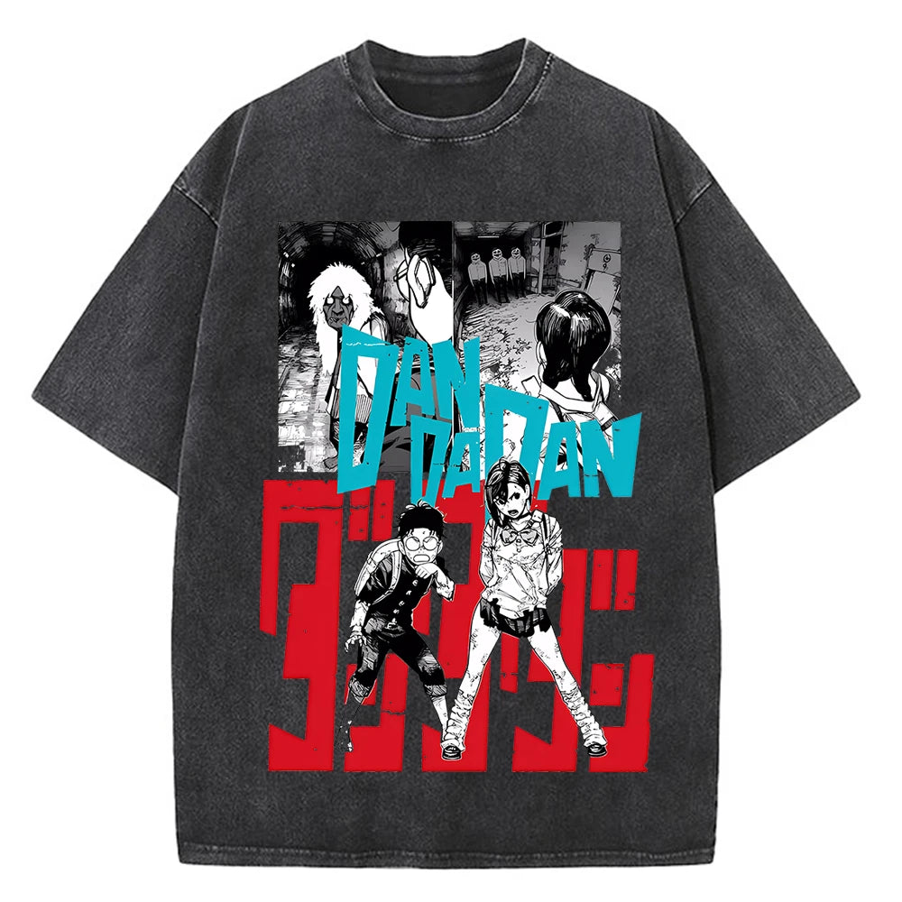 Dandadan Okarun Anime T-Shirt – Aesthetic Fashion Cotton Tee for Men