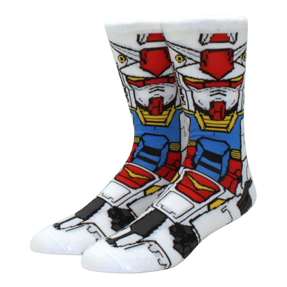 1 Pair New Anime Movie Socks – Cotton Crew, Role-Playing Calf Socks
